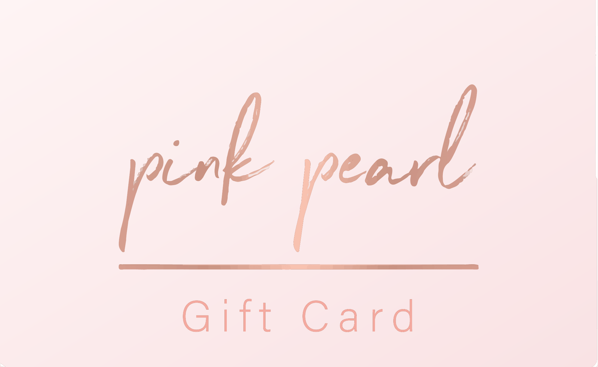 Pink Pearl gift card