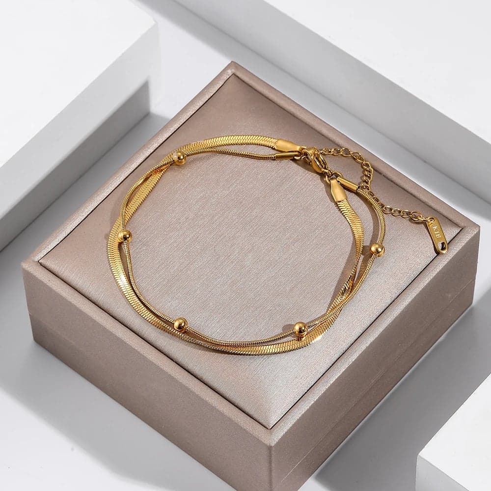 Double-Layer Anklets
