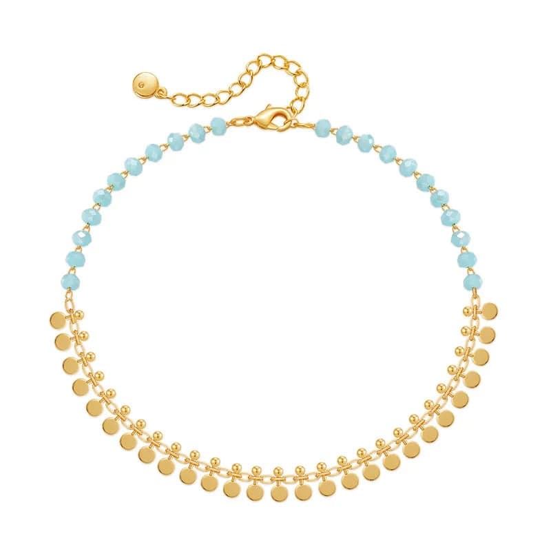 Exotic Light Blue Anklet